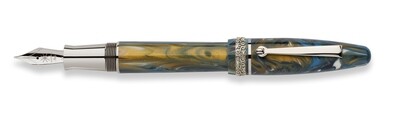 MAIORA Ultra Ogivia  GOLDEN AGE Wind STEEL NIB Fine
Palladium Trim