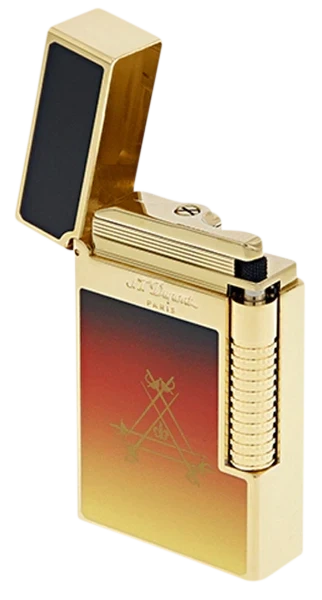 ST DUPONT Le Grand Crepsule Yellow Gold  Double Flame Montecristo Limited Edition