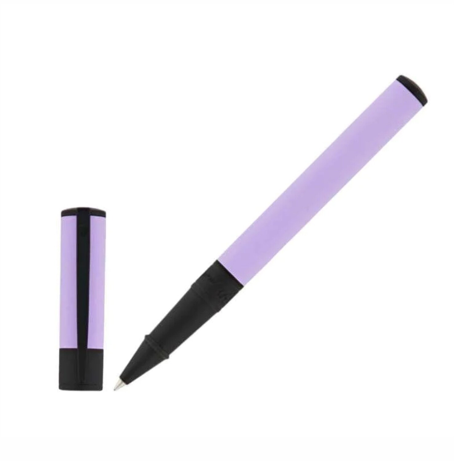 ST DUPONT D-Initial Rollerball Matt Black Lilac Velvet Collection