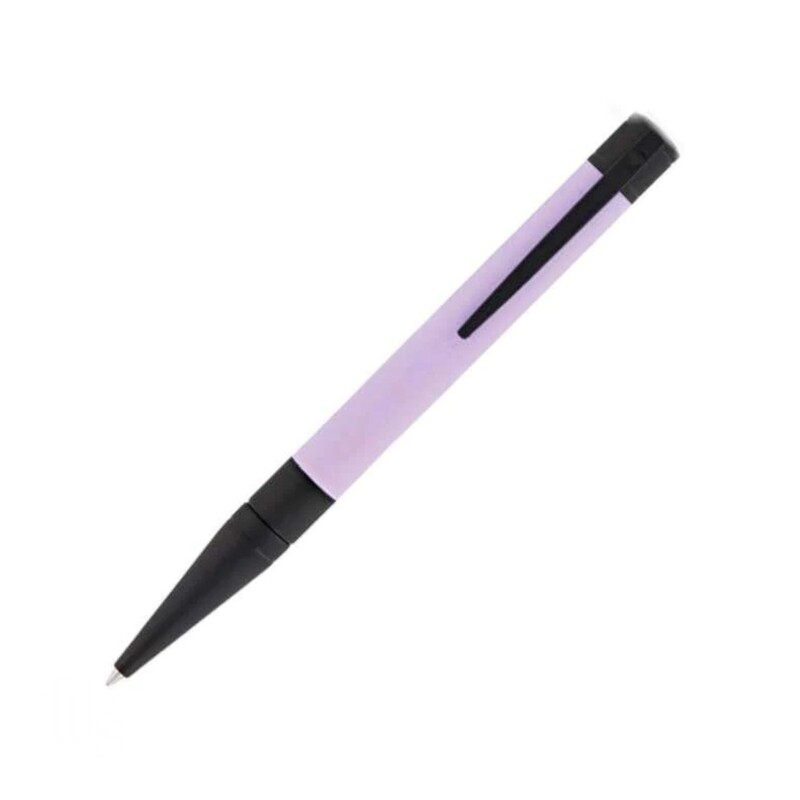 S.T Dupont Ballpoint Pen D-Initial Matt Black Lilac Velvet Collection