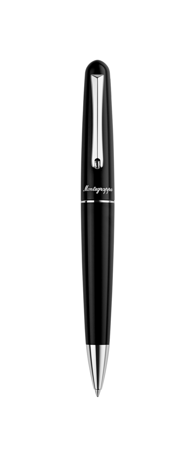 Montegrappa Elmo 01 Ball Point Pen, Black, Medium Steel Nib