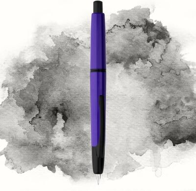 Moonman A2 Cappless, Retractable Fountain Pen, Extra Fine Stainless Steel nib, 8 Colours, 2 Clip Colour options