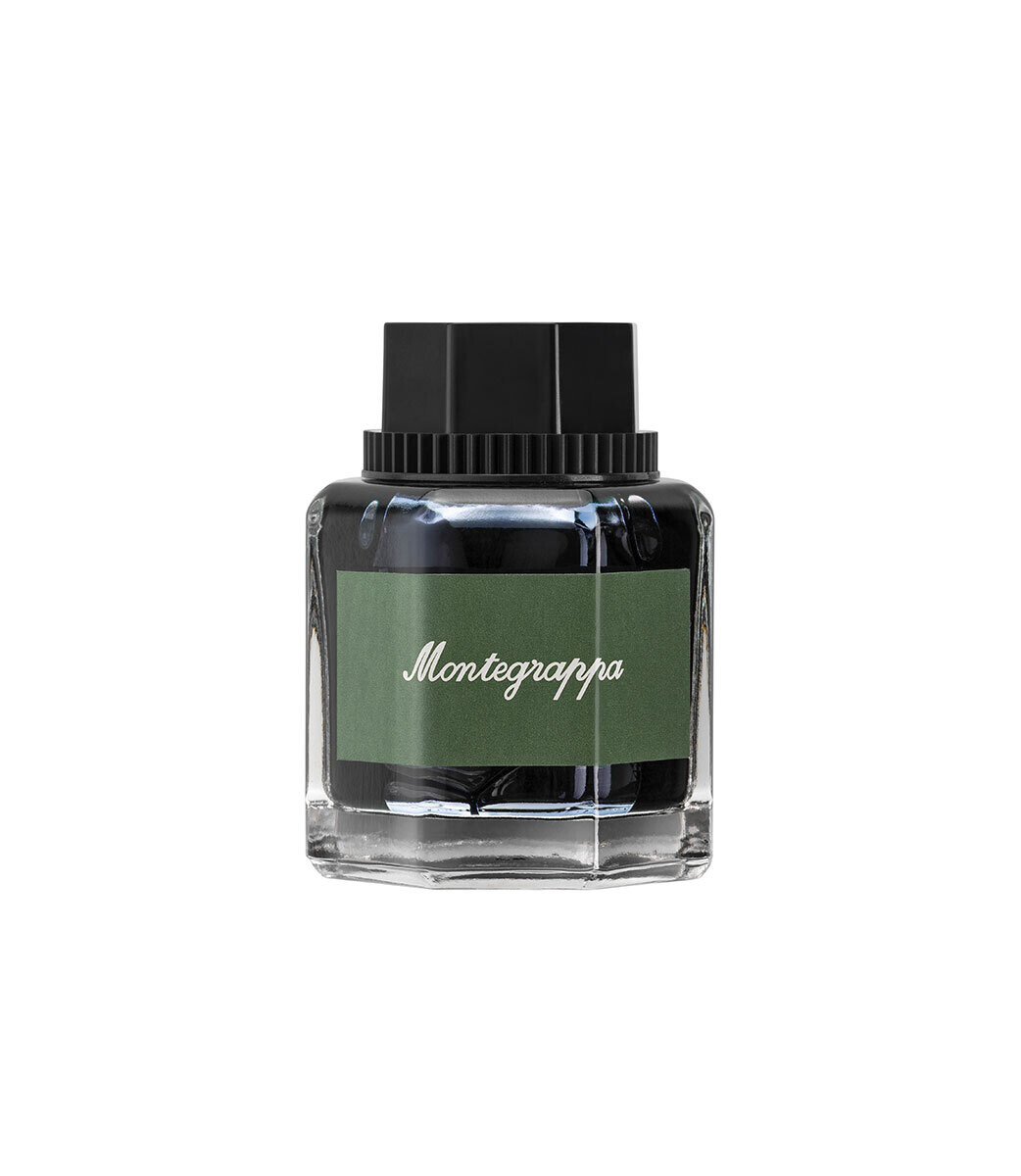 Montegrappa Ink Glass Bottle - Sapphire Lapis Blue