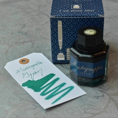 Montegrappa Ink Glass Bottle - Green