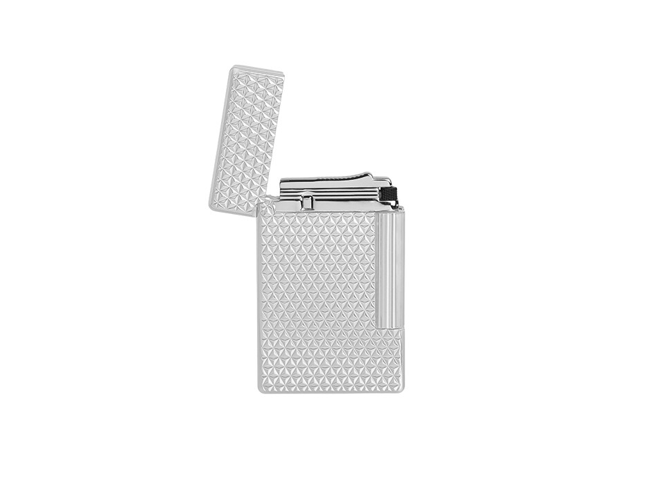 ST DUPONT LI Initial Firehead Palladium Flint Lighter