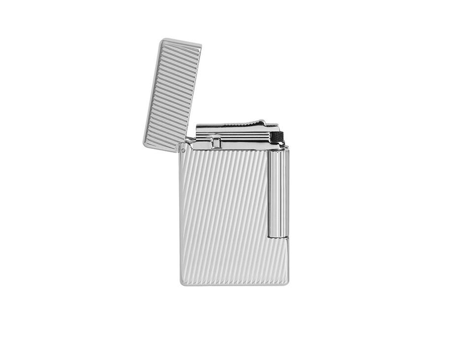 ST DUPONT LI Initial Diagonal Palladium Flint Lighter