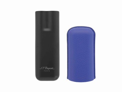 S.T Dupont 2 Cigar Case Ocean Matt Black