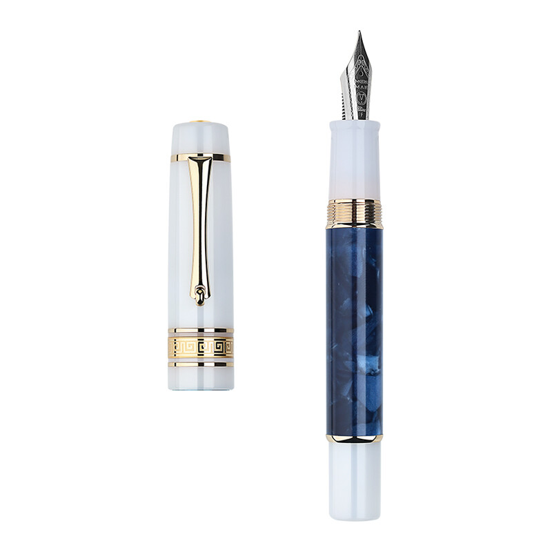 Moonman M400 two-tone Fountain Pen , Colour: Sea Blue, Nib Size: Extra Fine