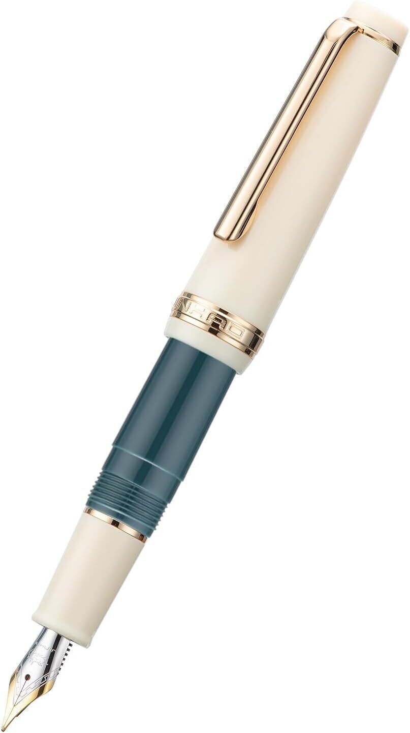 JINHAO 82 MINI Resin Fountain Pen Golden Clip and Trims, Two Tone - Set of Three, Nib Size: Extra Fine