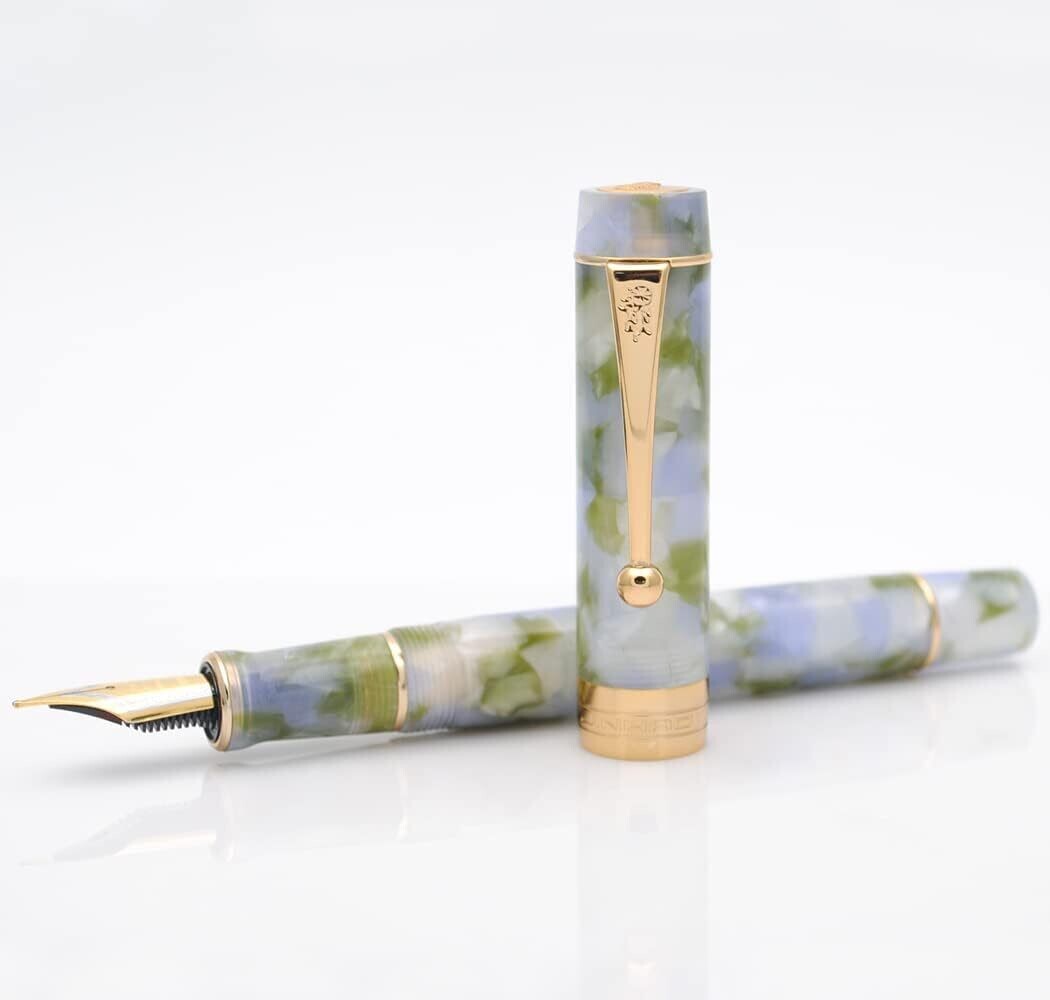 Jinhao Model 100 - Seaweed Green - 18 KGP nib, Nib Size: Extra Fine