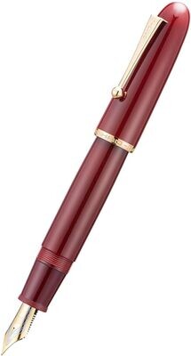 Jinhao 9019  Dadao Series - Wine Red  Acrylic Fountain Pen, Nib Size # V8 Nib with Gold Trim