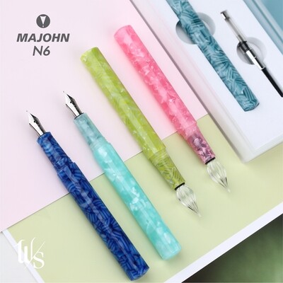 Moonman N6 Fountain Pen with Glass Nib + Art Nib