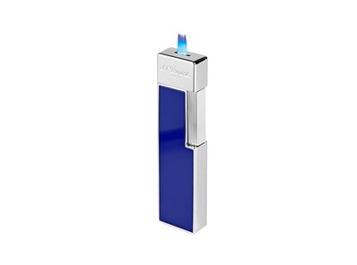 ST DUPONT LI Twiggy Dark Blue  Lacquer / Chrome