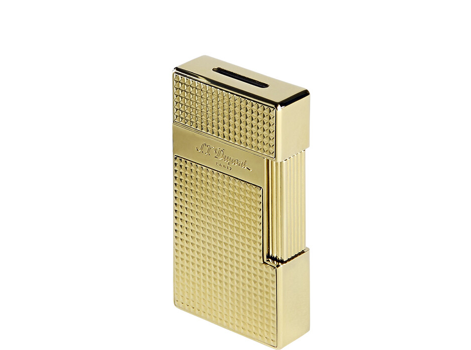 ST Dupont Lighter Big D Diamond Head Golden