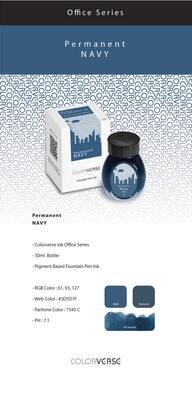 Colorverse - Office Series PERMANENT NAVY  - 30ml bottle.