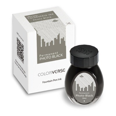 Colorverse - Office Series PERMANENT PHOTOBLACK  - 30ml bottle.