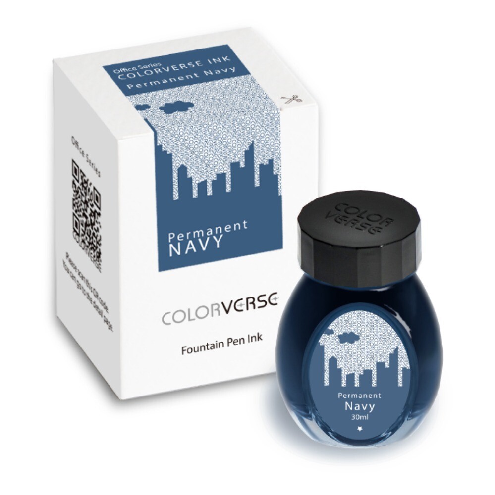 Colorverse - Office Series PERMANENT NAVY  - 30ml bottle.