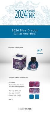 Colorverse - 2024 Blue Dragon glistening Blue