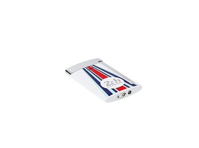 ST DUPONT Lighter Slim 7 Le Mans White and Chrome