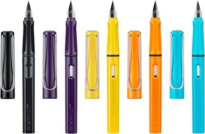 Jinhao Safari Model 619 Fountain Pen, Set of 5 Dark Colours