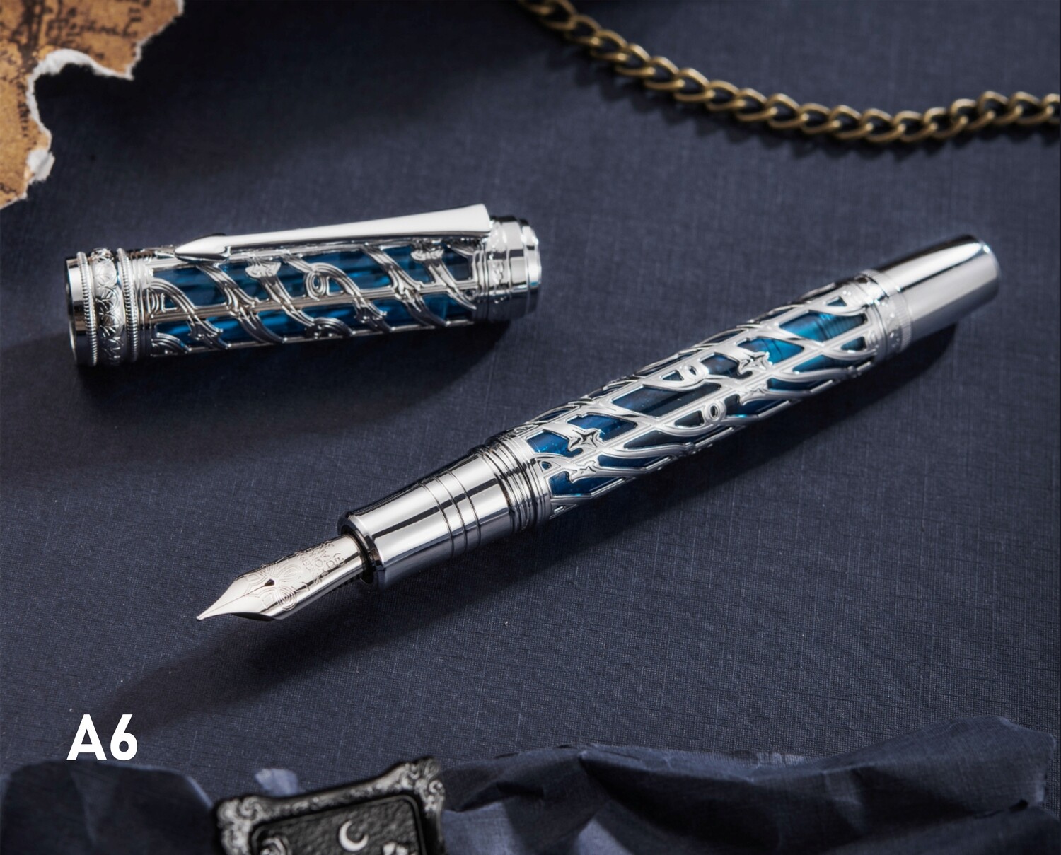 Hongdian Fountain Pen Model A6 Blue