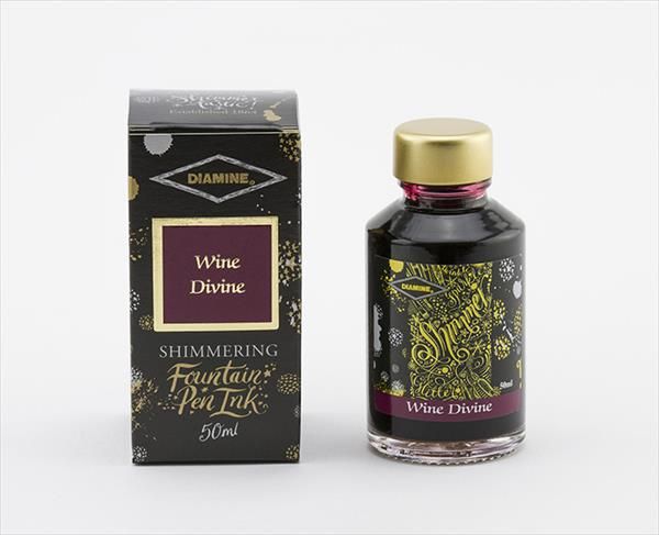Diamine Wine Divine Shimmering Fountain Pen Ink 10ml