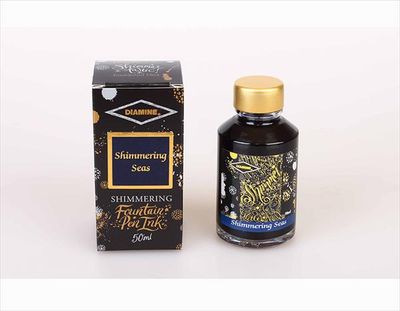 Diamine Shimmering Seas Fountain Pen Ink 10ml