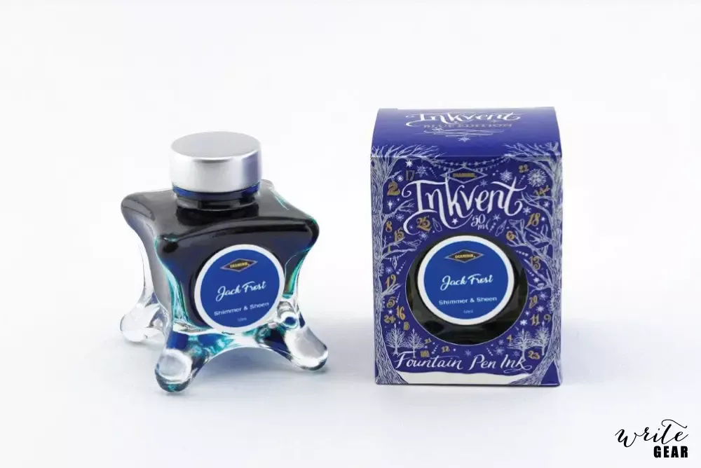 Diamine Inkvent Jack Frost Shimmering &amp; Sheen Fountain Pen Ink 10ml