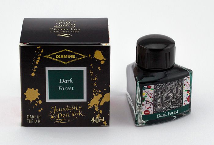 Diamine 150th Anniversary Dark Forest Fountain Pen Ink 10ml