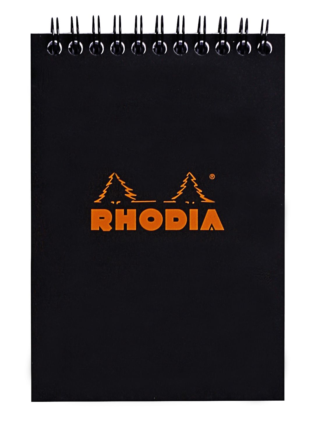 Rhodia Notepad Wirebound 10,5x14,8cm Dot Black