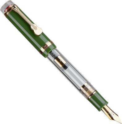 Jinhao Tiandao Model 1935 Guitar Fountain Pen Steel Nib - Green