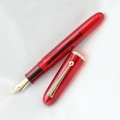Jinhao 9013 Dadao Series Fountain Pen Heartbeat Stainless Steel Nib - Red