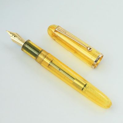 Jinhao 9013 Dadao Series Fountain Pen Heartbeat Stainless Steel Nib - Yellow
