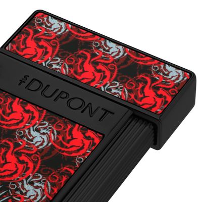 ST DUPONT Lighter Slimy Game Of Thrones House Targaryen Black - Limited Edition
