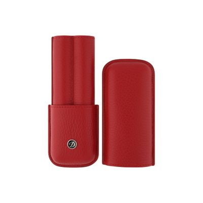 ST Dupont Rigid 2 Pen case Red ST Dupont Rigid 2 Pen case Red