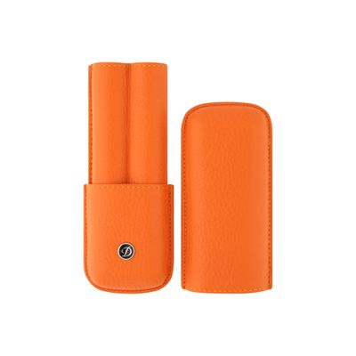 ST Dupont Rigid 2 Pen case Orange ST Dupont Rigid 2 Pen case Orange