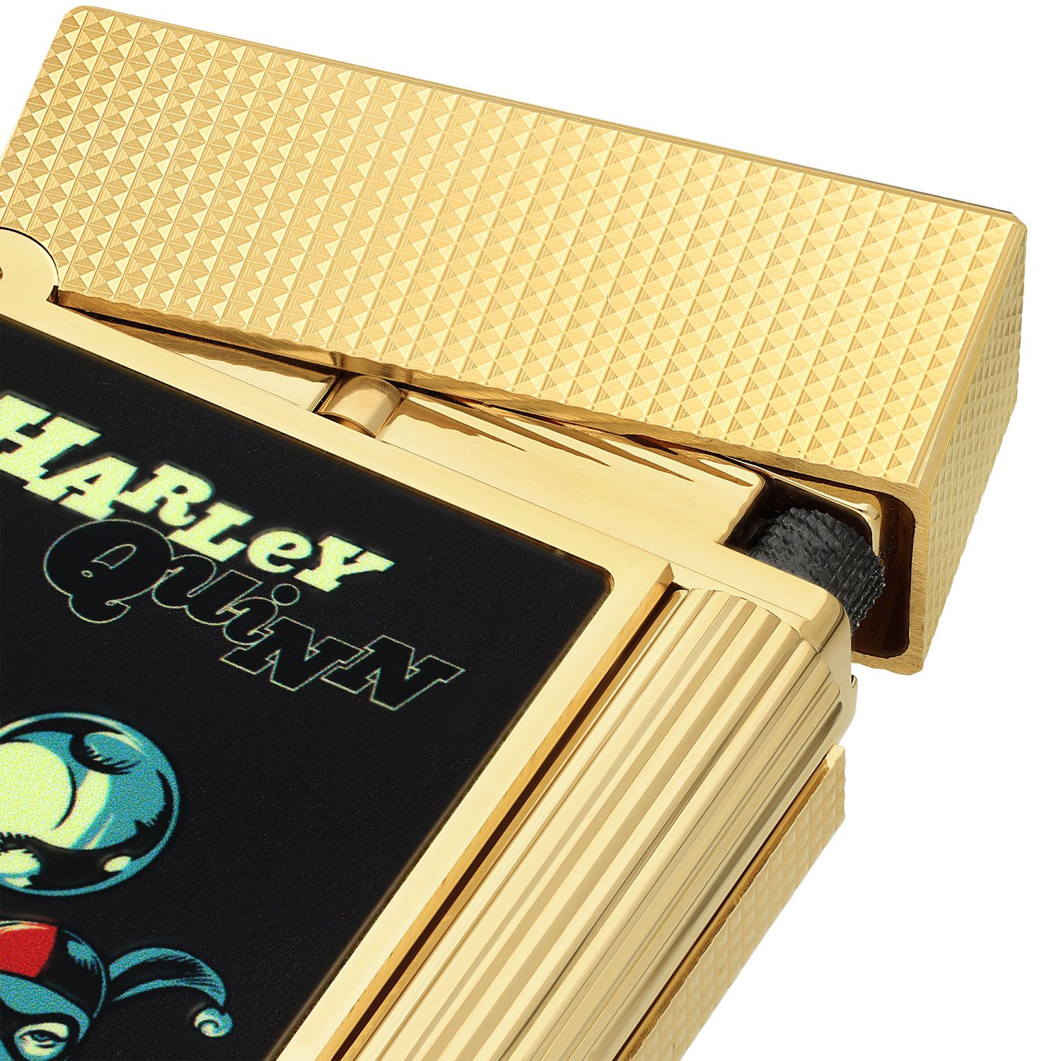 ST DUPONT Line 2 Cling Limited Edition Harley Quinn DC Comics Yellow Gold