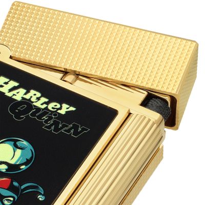 ST DUPONT Line 2 Cling Limited Edition Harley Quinn DC Comics Yellow Gold