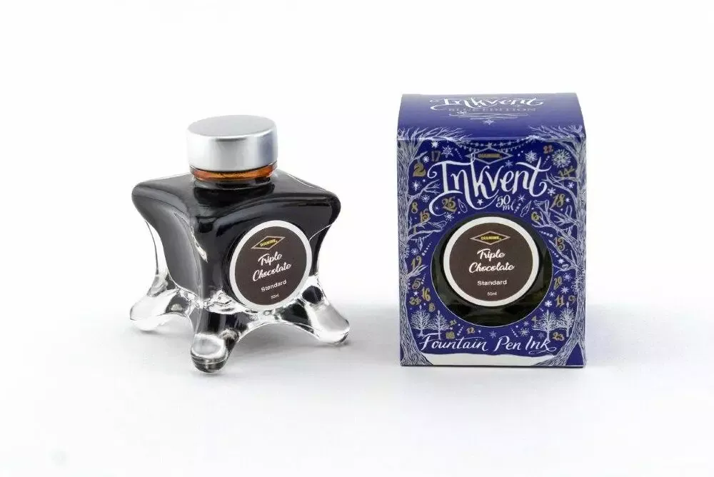 Diamine Inkvent Standard  Fountain Pen Ink Bottle - Triple Chocolate  50ml