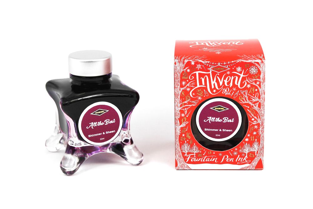 Diamine Inkvent Shimmer &amp; Sheen Fountain Pen Ink Bottle - All The Best 50ml