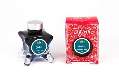 Diamine Inkvent Shimmer &amp; Sheen Fountain Pen Ink Bottle - Garland 50ml