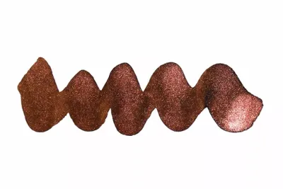 Diamine Inkvent Shimmer Fountain Pen Ink Bottle - Yule Log 50ml