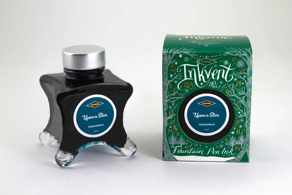 Diamine Inkvent Chamelon Fountain Pen Ink Bottle - Upon a Star 50ml