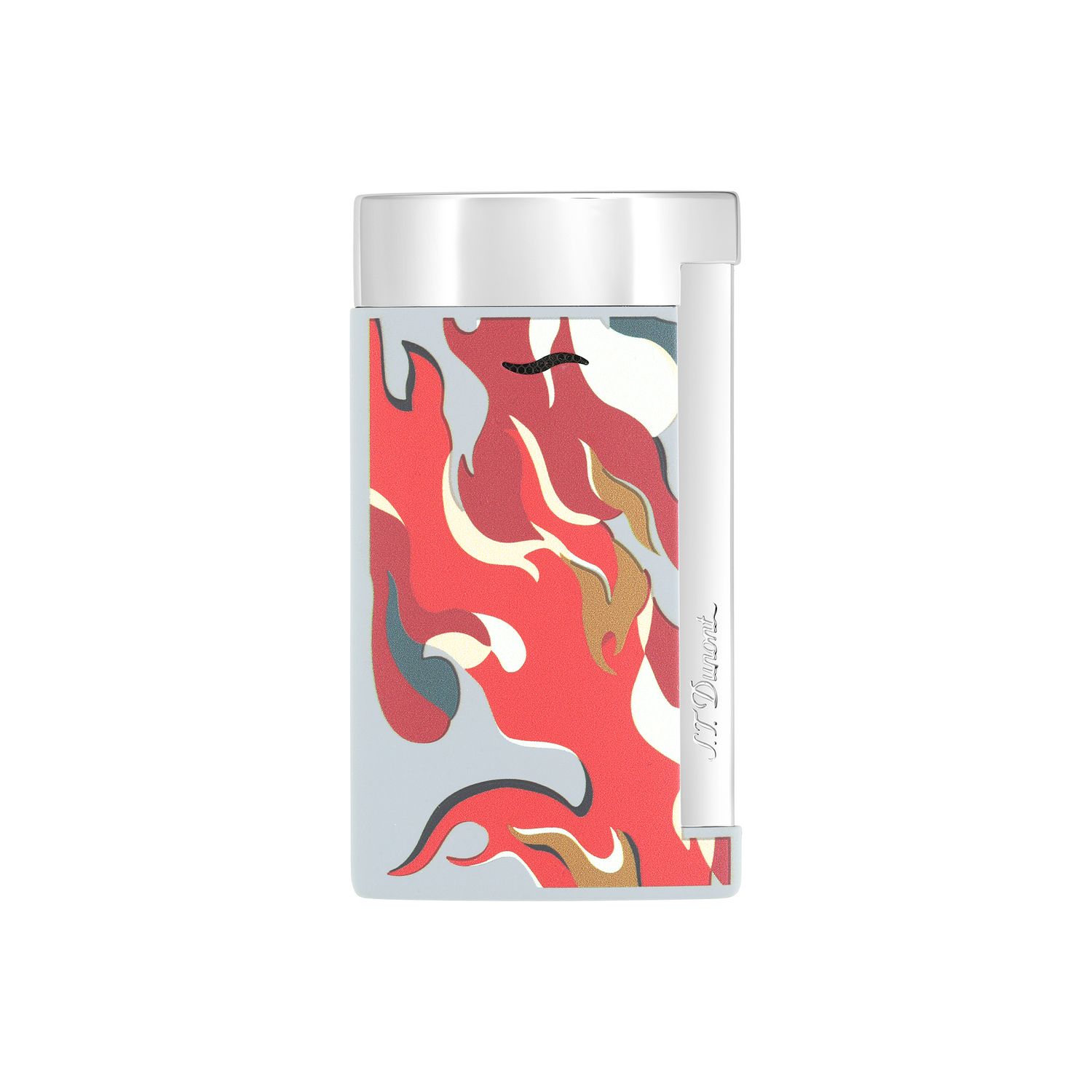 ST DUPONT Lighter Slim 7 Camo Red Chrome