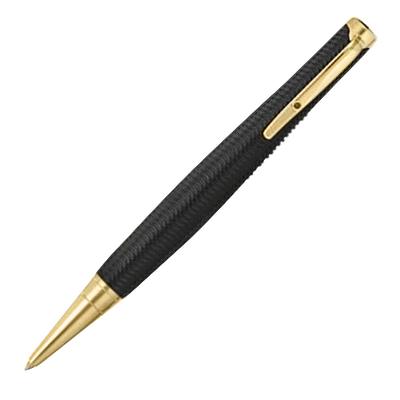 Montblanc. A New Old Stock Limited Edition Black Resin and guilt &quot;Virginia Woolf&quot; Ball-Point Pen
