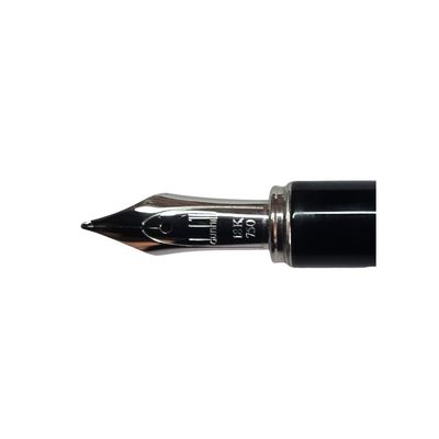 Dunhill Gemline Blue Pin Stripe - 18k-750 Gold nib Medium