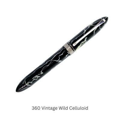 OMAS 360 Vintage Celluloide - Wild Fountain Pen 18 K Gold Nib Medium