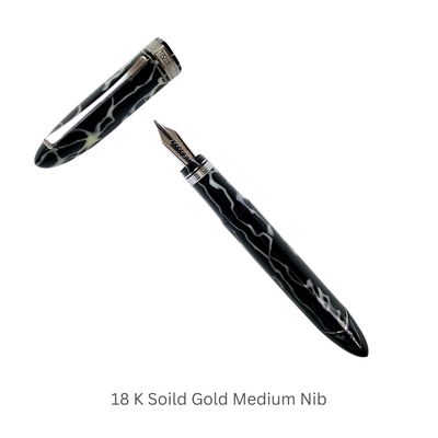 OMAS 360 Vintage Celluloide - Wild Fountain Pen 18 K Gold Nib Medium