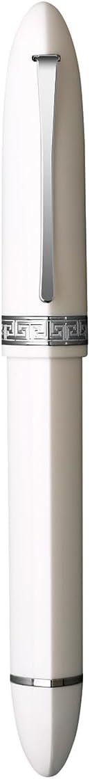 Moonman V60 Silver with Gold clip -  Piston filled  Fountain Pen Fine and Extra Fine Stainless steel nib