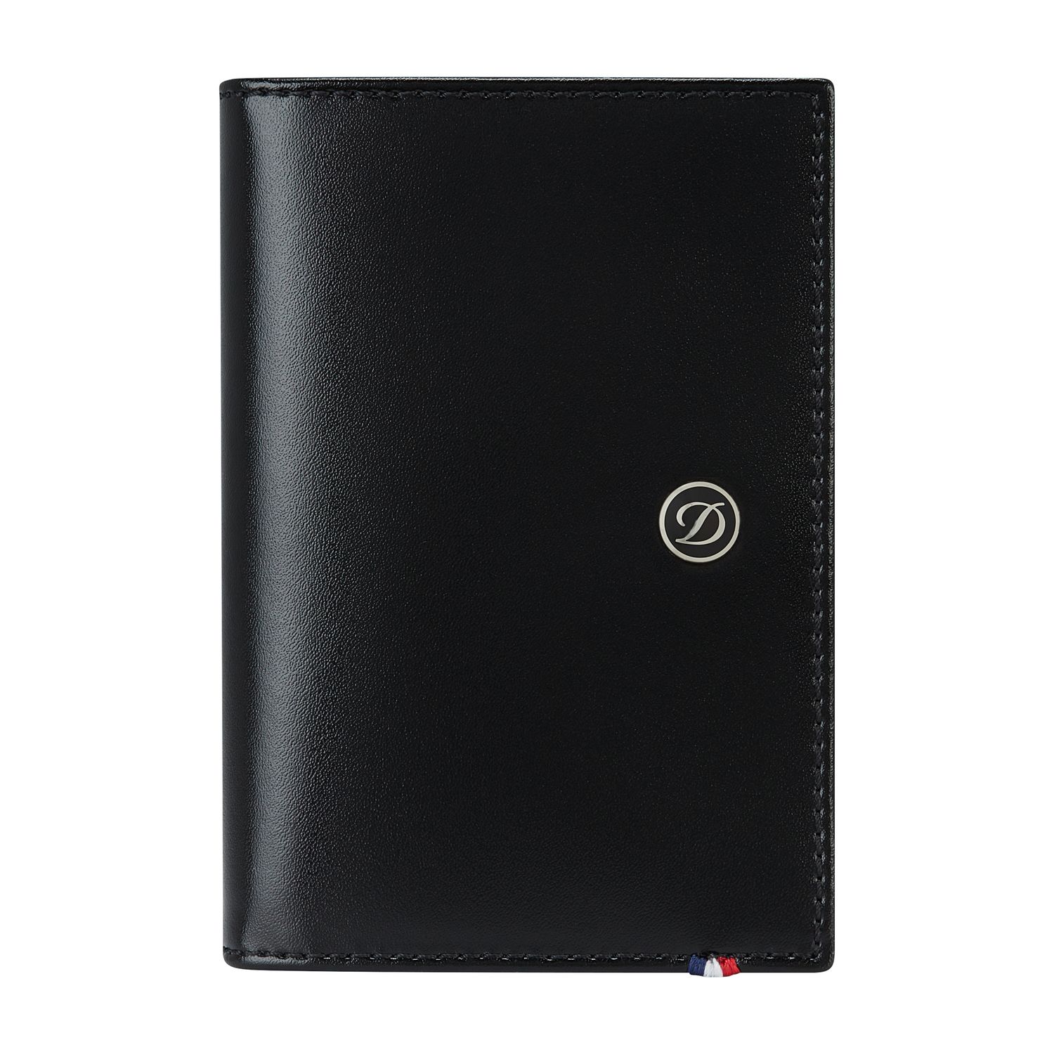 ST DUPONT Visit Card Holder Line D Black Neo Caps Grain